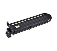 Ausla Bike Rear Rack Bicycle Carrier Rear Shelf Retractable Aluminum Alloy Bike Luggage Rack Mount with Rope for Mountain Road Bicycle