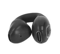 Ausla Bluetooth Earbud, ABS Open Ring Wireless Earphone Bluetooth 5.4 10mm Driver IPX5 Single Side Clamp On Design for Sports Business Work Calls and Daily Commuting (Black)