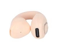 Ausla Bluetooth Earbud, ABS Open Ring Wireless Earphone Bluetooth 5.4 10mm Driver IPX5 Single Side Clamp On Design for Sports Business Work Calls and Daily Commuting (Nude)