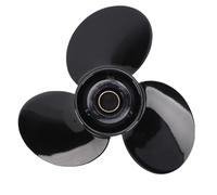 Ausla Boat Propeller, 3 Aluminum Marine Propeller 10 5/8 X 12 for Outboard Engines 30 35 40 45 50 60 70 H P, with High Strength and Precise Pitch Design