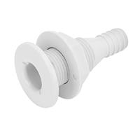 Ausla Boat Through Hull Connection with Nylon Construction Straight Thru Hull Fitting 5/8in Drain Outlet Adapter for Various Boats and Yachts