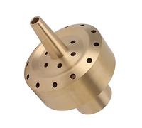 Ausla Brass Fountain Nozzle, Water Spray Head with Internal Thread Connection for Garden Pond Fountain, Create 3 Layers Parabolic Spray (G1.5in)