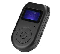 Ausla BT 11 Bluetooth Adapter Receiver Transmitter with LCD Screen Display USB 2 in 1 ABS Bluetooth 5.0 10M Range 300mAh for Car Home Stereo TV PC Hands Free Calling