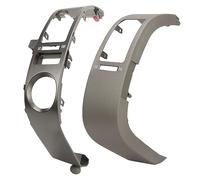 Ausla Car Dash Vent Trim Left And Right Silver Trim Panel for Prius 2004-2009, Durable ABS Material, Easy Installation, Enhance Interior Style