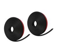 Ausla Car Door Seal Strip, EPDM Rubber Window Edge Moulding Trim 2 Pcs 4m 13.12ft, Reduce Wind Noise Dust Rain, Hood and Door Frame Weatherstrip for Cars SUVs Trucks