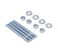 Ausla Carburetor Stud Kit Metal Carb Mounting Stud Set 5 16in Thread with Spacers and Nuts 3 5in Length for Holley Carter Rochester Carburetor Manifold Install