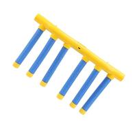 Ausla Catching Sticks Game, Plastic EVA Reactivity Training Falling Sticks Toy, 3 Adjustable Speeds with Remote Control, Indoor Outdoor Play for Kids Family Reaction Practice (Yellow)