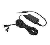 Ausla Clips On Microphone, ABS Omnidirectional Lavalier Mic, Clear Sound Recording for Musicians with 5m Cable