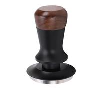 Ausla Coffee Tamper, Walnut Wood Stainless Steel Tamper with 30lbs Constant Pressure, Spring Loaded Sound Feedback, Ergonomic Handle for Home Cafe Use (58MM)