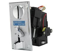 Ausla Coin Acceptor Plastic CPU Coin Selector DC12V Anti Interference Programmable Multi Recognition 20mm to 28mm for Vending Machines Video Games Washing Machines