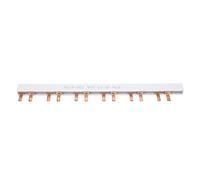 Ausla Copper Busbar for Distribution Box,4MM Width,12 Way | High Conductivity Pure Red Copper,PVC Insulated Cover,Pin Type Breaker Bar for Electricians,1.4mm Thickness