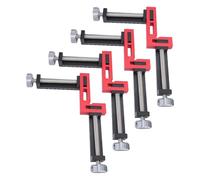 Ausla Corner Clamp Set, 90 Degree Right Angle Clamps with Positioning Squares, 4 Squares 8 G Clamps and 8 Gaskets, Aluminum Alloy