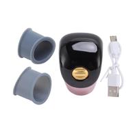 Ausla Counter Ring with Organic LED Screen, Electronic Intelligent Finger Rolling Adjustable Digital Ring Counter for Outdoor Sports (pink)