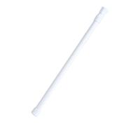 Curtain Tension Rod, 11.81-19.69 Inch Adjustable Small Spring Tension Rod Net Curtain Pole No-drilling Spring Loaded Curtain Rod for Closet Cupboard Wardrobe Bookshelf, White