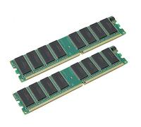 Ausla Desktop Memory Module DDR 333MHz 1GB 184Pin PC2700 Computer Memory Module, 2 Pack Double Sided 16 Chip Design, Fast Heat Dissipation Stable Operation for Desktop PCs