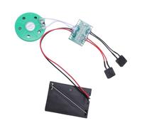 Ausla DIY Sound Recording Module, 4 Min Record & Play with Push Buttons, Built in Speaker for Greeting Cards and Crafts