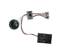 Ausla DIY Voice Sound Record Chip, 4 Minutes 40mm Speaker | PCB Induction Module, 3 AAA Battery Powered, 16Ω 0.25W Loud Speaker, Greeting Card Gift Box Craft