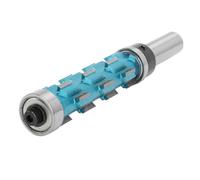 Ausla Double Bearing Spiral Router Bit Carbide Flush Trim Bit 1 2 Inch Shank 3 4 Inch Diameter 2 9 16 Length Multi Blade Design for Woodworking Carpenters and Hobbyists