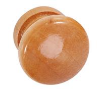 Ausla Drawer Knobs Wooden Cabinet Knobs 10PCS Round Furniture Pulls with Screws 3 Sizes for Cabinet Drawer Wardrobe Cupboard Kitchen Doors Easy Grip Natural Wood (Small Size 24MM)