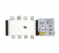 Ausla Dual Power Automatic Transfer Switch PC Grade Isolation Type Power Transfer Switch 250A AC400V ABS Aluminum Alloy 4 Modes Mechanical Interlock for Home Office Building
