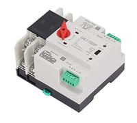 Ausla Dual Power Automatic Transfer Switch PC Silver Contact Electrical Selector Switch AC400V 2P 230VAC Fast Transfer Flame Retardant for Shopping Mall Factory Nursery (80A)