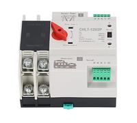 Ausla Dual Power Automatic Transfer Switch PC Silver Contact Electrical Selector Switch AC400V 2P 230VAC Fast Transfer Flame Retardant for Shopping Mall Factory Nursery (63A)