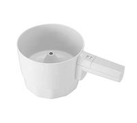 Ausla Electric Flour Sifter, Convenient Battery Operation, One-Hand Operation, Sturdy Plastic with Excellent, Essential Baking Tool, White, Battery Operated, Easy to Keep,