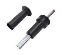 Ausla Electric Hammer Needle Scaler Attachment, Round Shank 2 Pit 2 Slot, Alloy Steel, for Rus T Removal and Chiseling