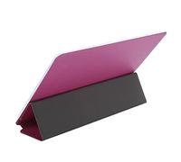 Ausla Electronic Notepad LCD Writing Tablet Drawing Pad 9 Inch Flexible Bright Screen Pressure with Faux Leather Case for Work Study Business Meetings (Red (with leather case))