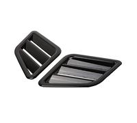 Ausla Engine Hood Vent Cover ABS Replacement Hood Grille Snap In Air Flow Trim Scratch Resistant for Corsa Jazz Drivers Seeking Easy Upgrade (Glossy Black)