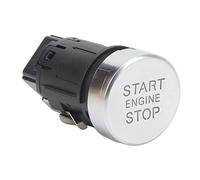 Ausla Engine Start Push Button ABS Steel Start Stop Engine Button 8K0905217 8K0905217A Easy Install Replacement for A4 A5 Q5 RS5 S4 S5 Ignition Repair