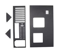 Ausla extruded aluminum computer case, Open Motherboard Chassis Graphics Card Holder Good Heat Dissipation Stackable for Mining Machines ATX/M-ATX/ITX Motherboards SECC Material Clean Cable Managemen