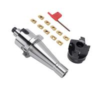 Ausla Face End Mill Holder Set, Premium Material with 4PCS APMT1604 Blades for CNC Milling Machines and Horizontal Boring