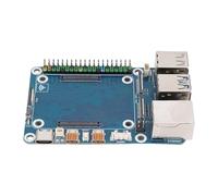 Ausla Fit for CM5 to Fit for Pi 5 Adapter Board, PCB Single Board Computer Adapter with Gigabit Ethernet, Dual 4K, 2 USB 3.2 Gen1 for Embedded Projects