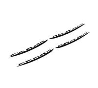 Ausla Front Fog Light Grille Strips ABS Front Air Intake Grille Cover Trim 4 Piece Replacement UV Coated 3D Scan Fit for AMG CLA35 C118 X118 Pre Facelift 2020 2023 (Glossy Black)