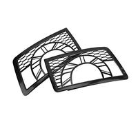 Ausla Front Light Cover Mesh Stainless Steel Car Headlight Mesh with Adhesive Strap Stone Guard Easy Install Replacement for Land Rover 110 L663 2020+