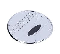 Ausla Fuel Tank Cap Trim Chrome ABS Gas Cap Cover Trim Stick On Protection and Style Upgrade for Fuel Door Area Replacement for CX3 CX 3 2016 2018