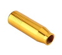 Ausla Gear Shift Knob, Aluminum Alloy Manual Transmission Shifter with 3 Adapters, Stylish Upgrade for Sporty Driving Enthusiasts (Gold)