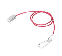 Ausla GeneralCable Breakaway Cable, ABS and Stainless Steel Towing Safety Cable, 3.3ft 1m Trailer Brake with Clip and Ring for Cars Braked Trailers Caravan Use