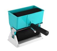 Ausla Glue Roller Applicator, Manual Glue Machine with Container, Efficient Adhesive Applicator Roller for Woodworking, Metal Handle for Adjustable Rate (#2)