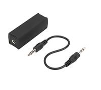 Ausla Ground Loop Noise Filter ABS Audio Noise Isolator 3.5mm 20Hz to 20kHz for Car Audio Home Stereo and Bluetooth Receiver Reducing Buzzing and Current
