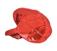 Ausla Heart Shaped Red Balloons 50Pcs Aluminum Film Balloons for Weddings Birthdays Parties with Vibrant Color Unique Heart Shape