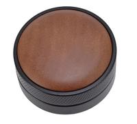 Ausla Heavy Duty Coffee Press Tamper, Ergonomic Coffee Powder Hammer, Walnut Distribution Tool with Tools for Home Making Supplies (58MM)