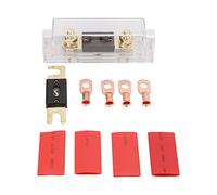 Ausla High Amp Anl Fuse Holder for Car Audio,100A,Blocks Short Circuits | Protects up to 300A Circuits,PC Plastic & Copper Terminals,Durable Inline Holder for Audio Enthusiasts,Fits 0ga/4ga/8ga