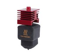 Ausla High Flow Hotend for Bam Bu Lab H2D Combo, 0.6mm Hardened Steel Nozzle, Heat Sink Block, 3D Printer Hot End, for A1/A1 Mini, Red