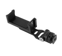 Ausla Hot Shoe Phone Mount, Aluminum Alloy, 360 Degree Rotation Tripod Holder with Cold Shoe Interfaces for Filmmaking and Photography