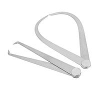 Ausla Inside Outside Caliper, 6 Inch Stainless Steel Pottery Sculpture Measuring Tool for Clay Artisans - 2pcs Firm Friction Joint Calipers for Precision Craftwork