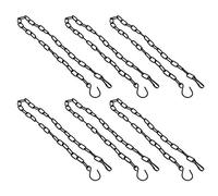 Ausla Iron Garden Planter, Hanging Chain Sling Hook for Flower Baskets, Easy to Use, Strong Fixing Ability, 6 Flowerpot Hanging Chains, for Indoor and Outdoor Settings
