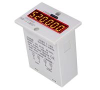Ausla JDM11-6H No Voltage Counter, Digital Display Counter with 6-Digit LED, Compact Design, Ideal for Industrial Mechanical Textile Applications (AC/DC24V)