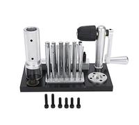 Ausla Jump Ring Maker, Professional Stainless Steel Hand Crank Wire Drawing Machine from 2.5mm to 12mm for Jewelers, 20 Mandrels